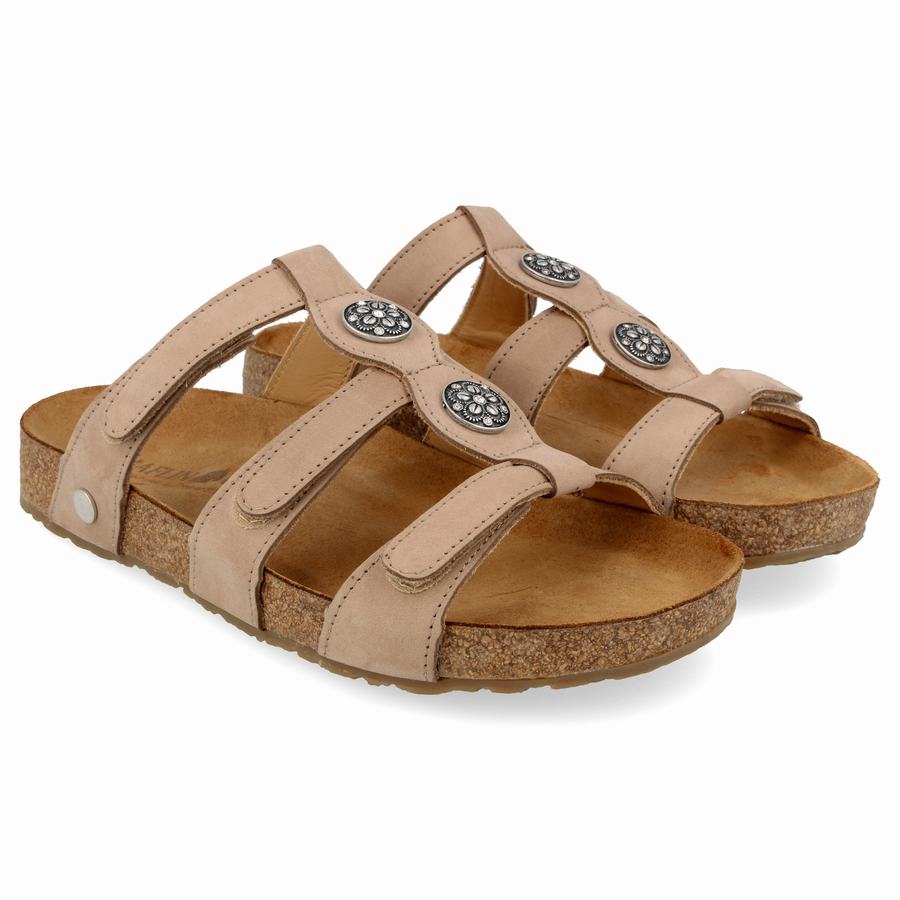 Haflinger Alice Sandalen Damen Hellbraun | SUB4762UU