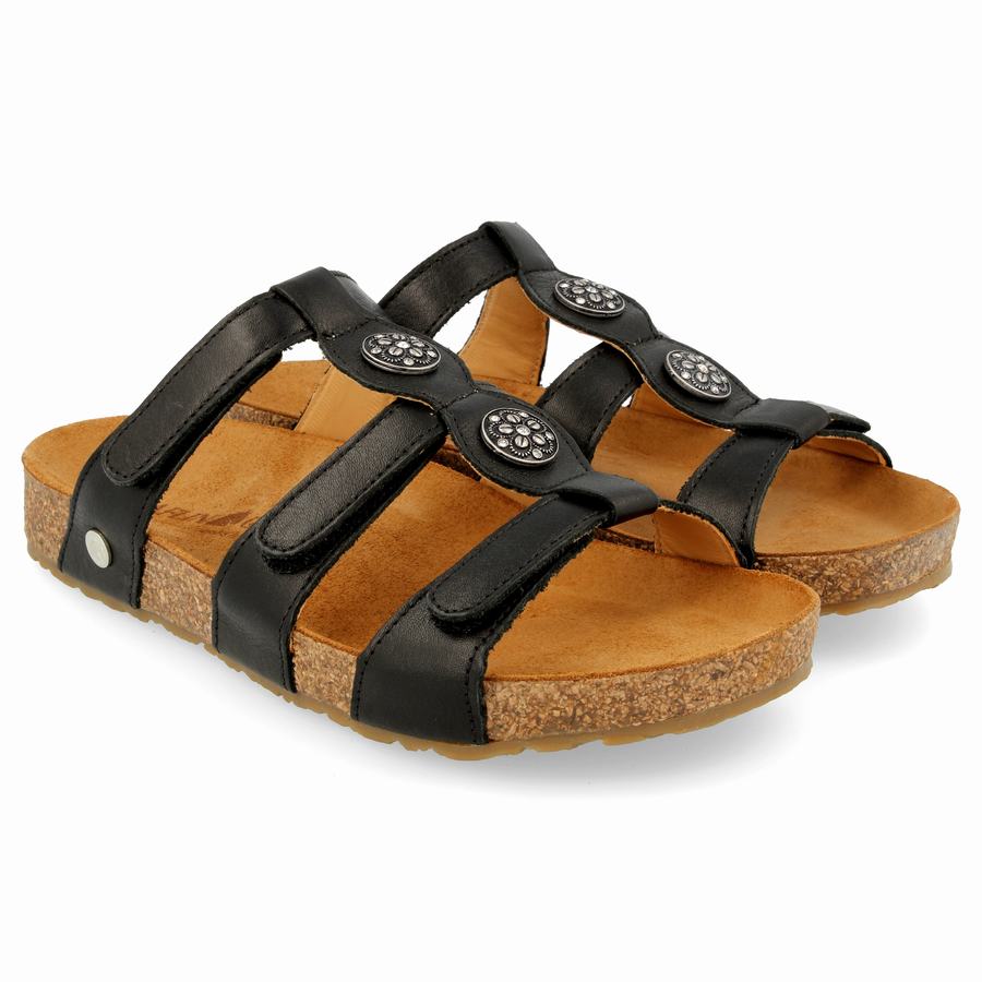 Haflinger Alice Sandalen Damen Schwarz | OOE4380ZP