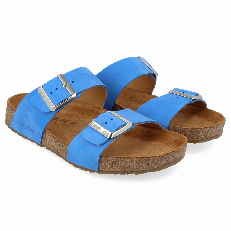 Haflinger Andrea Sandalen Damen Blau | IOA176AR