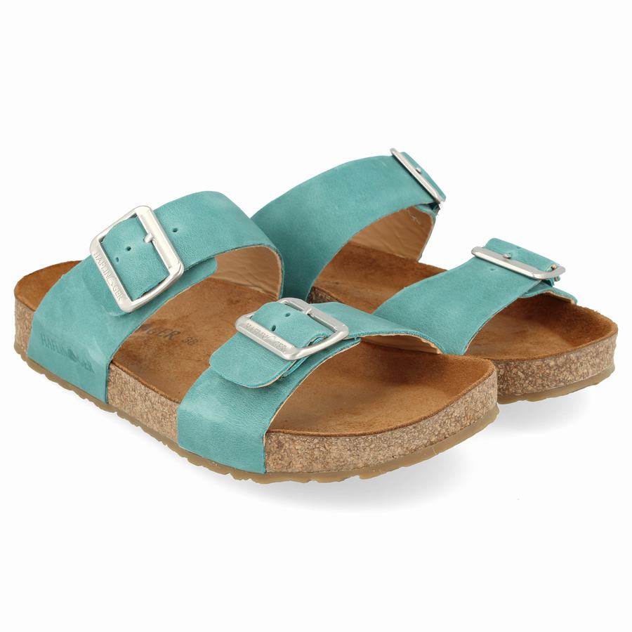 Haflinger Andrea Sandalen Damen Helltürkis | GHL494RE