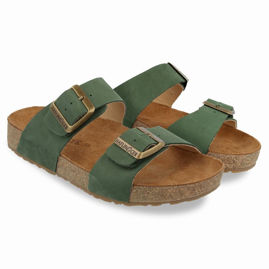 Haflinger Andrea Sandalen Damen Tiefesgrün | EWK5512GM