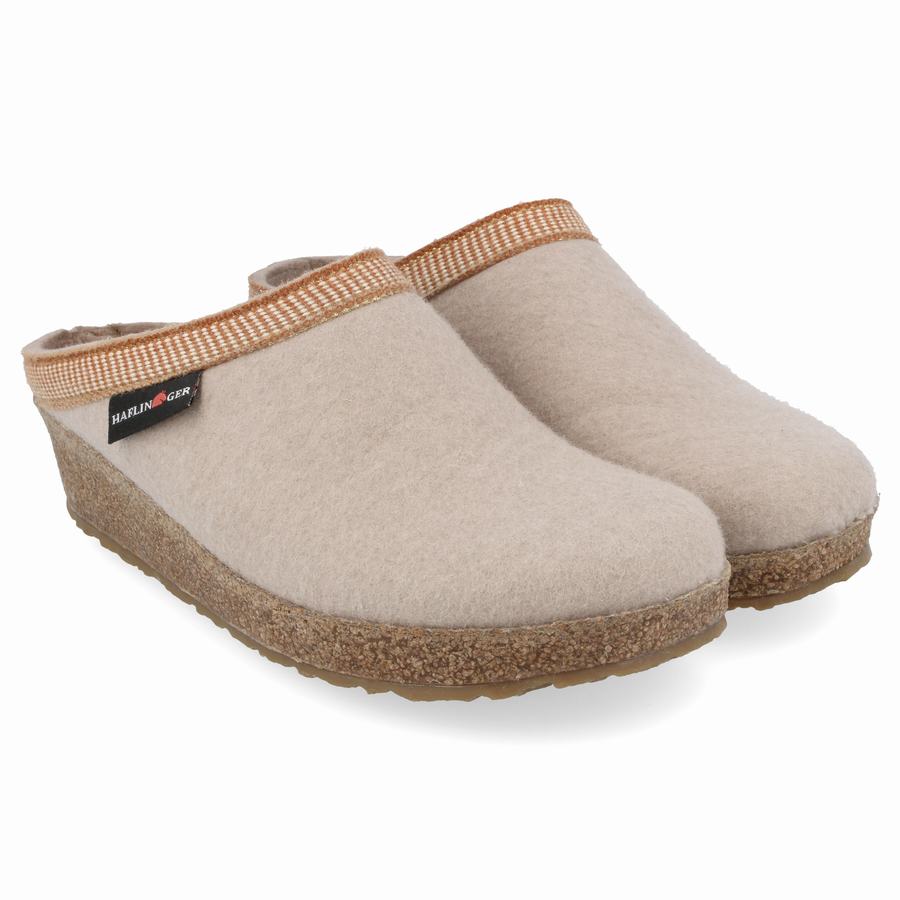 Haflinger Belle Clogs Damen Weiß | TZG9035WV