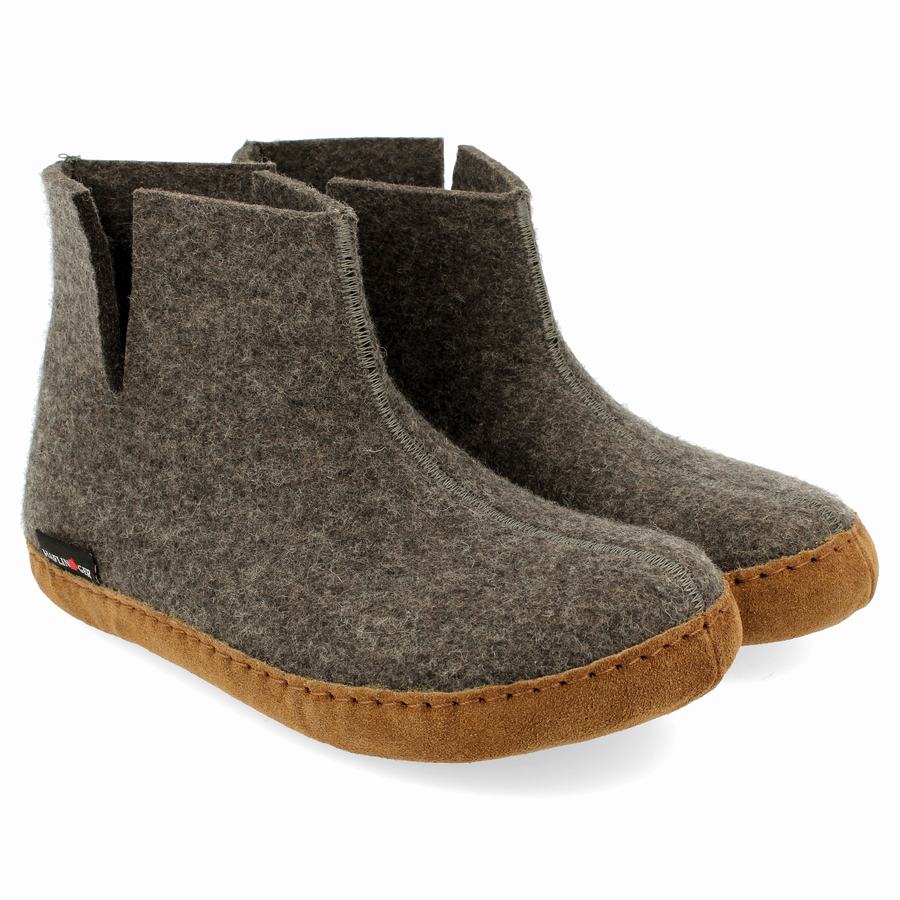 Haflinger Emils Stiefel Damen Grau | IRJ4683NI