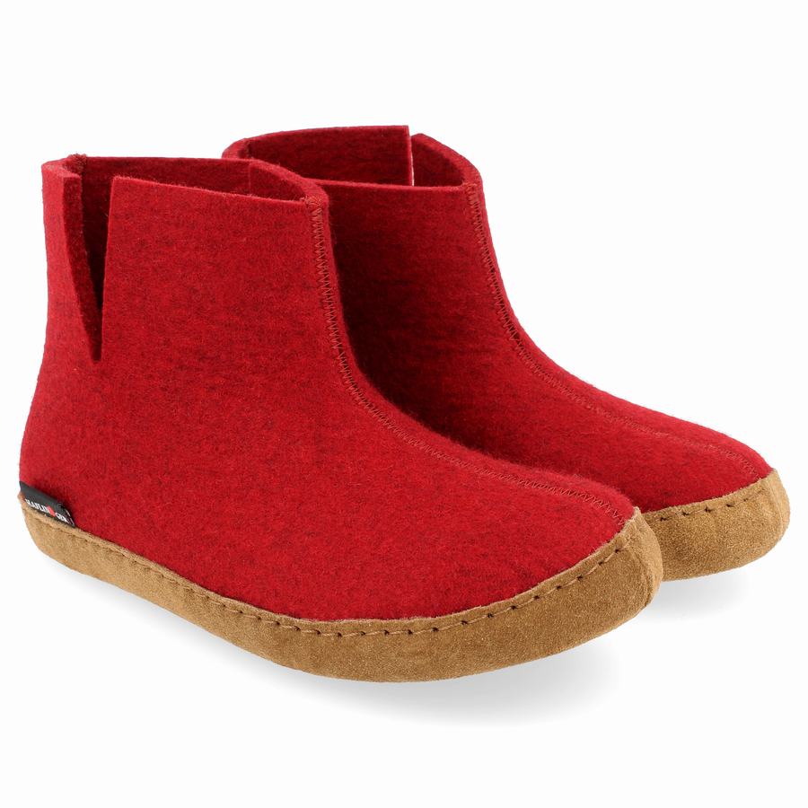 Haflinger Emils Stiefel Herren Rot | KFK1481IO