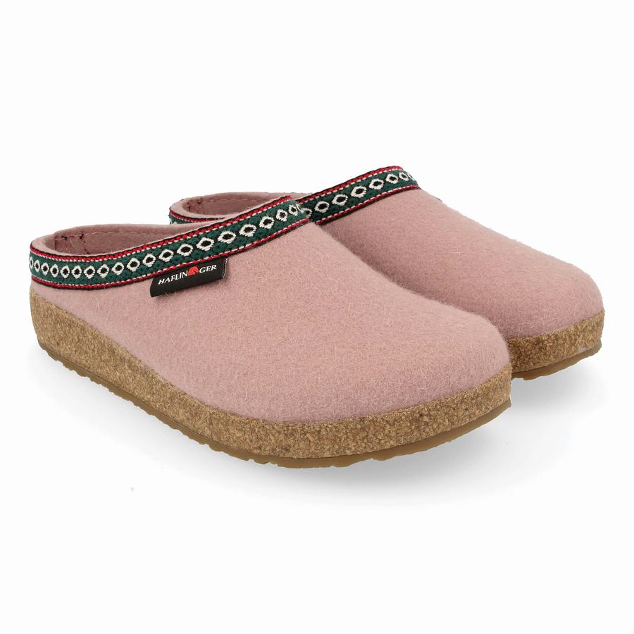 Haflinger Gz Clogs Damen Rosa | ZGL586AF