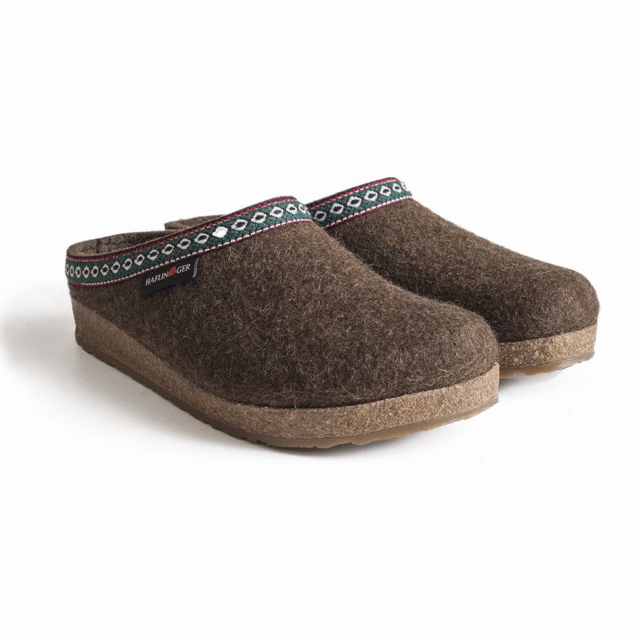 Haflinger Gz Clogs Herren Schokolade | SJP3999IB