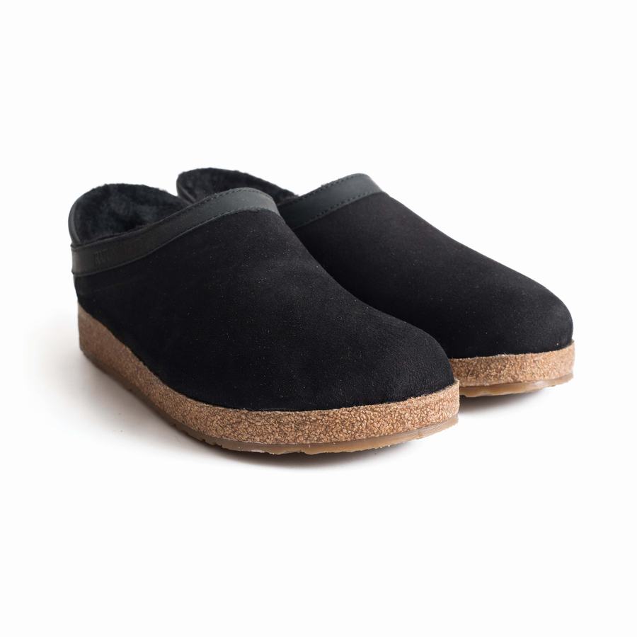 Haflinger Siberia Clogs Damen Schwarz | AXF5990OU