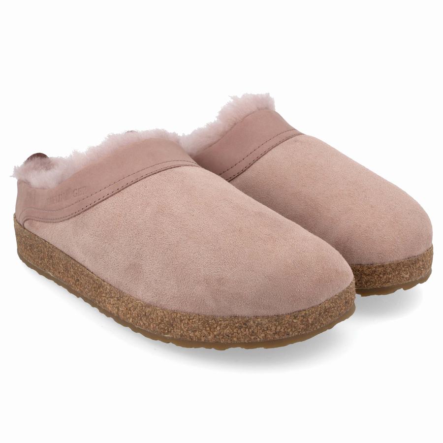 Haflinger Snowbird Clogs Damen Rosa | CUZ5272PT