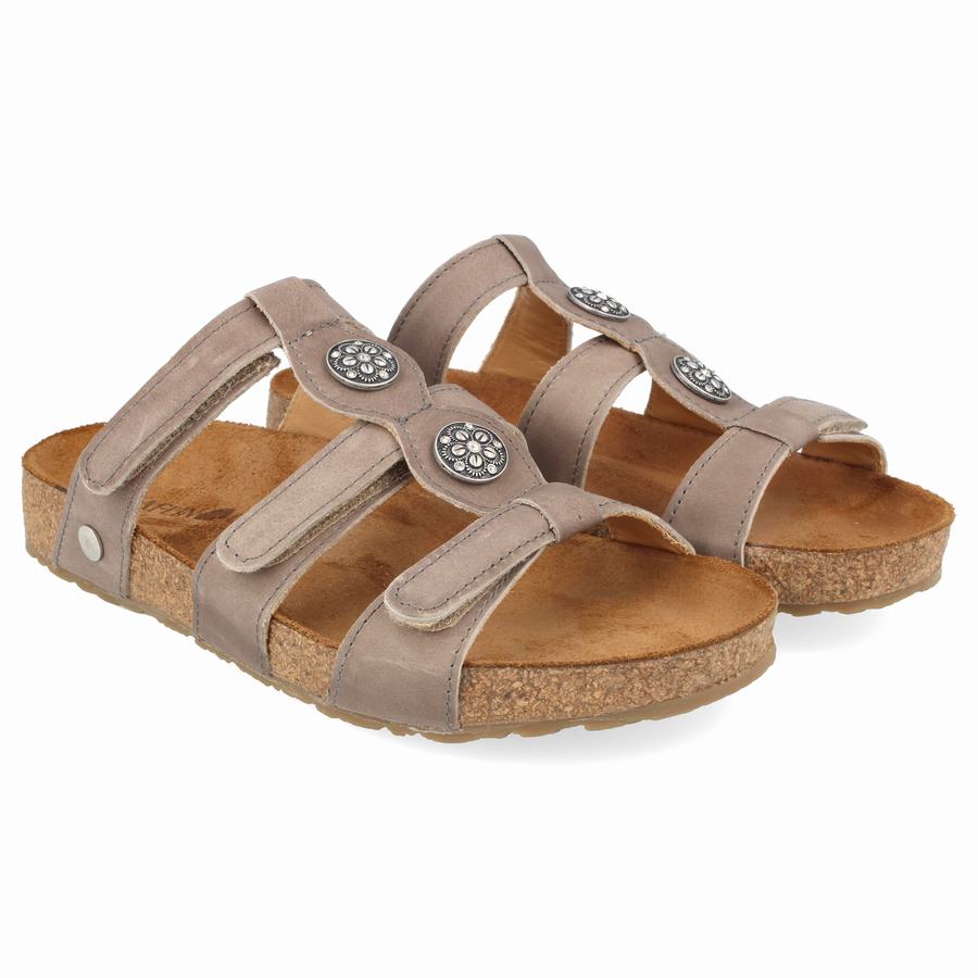 Haflinger Alice Sandalen Damen Beige | FHF2982EG