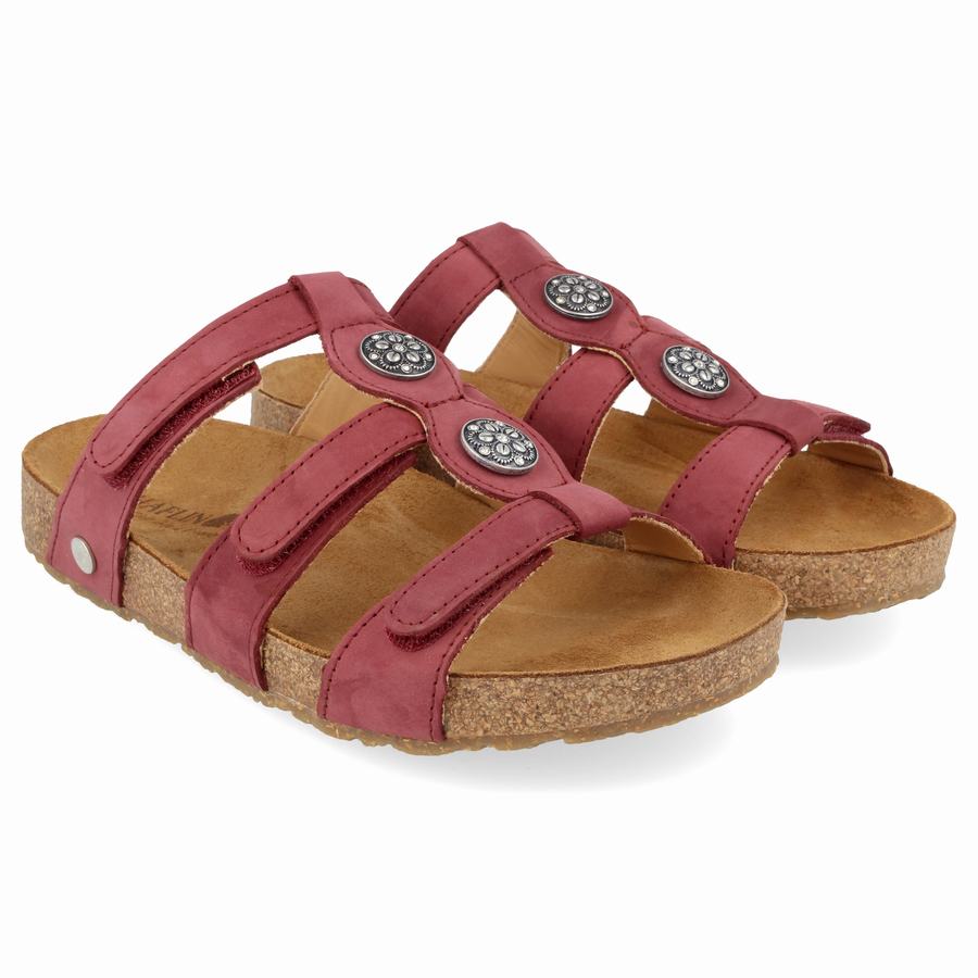 Haflinger Alice Sandalen Damen Rot | UZC6983DZ