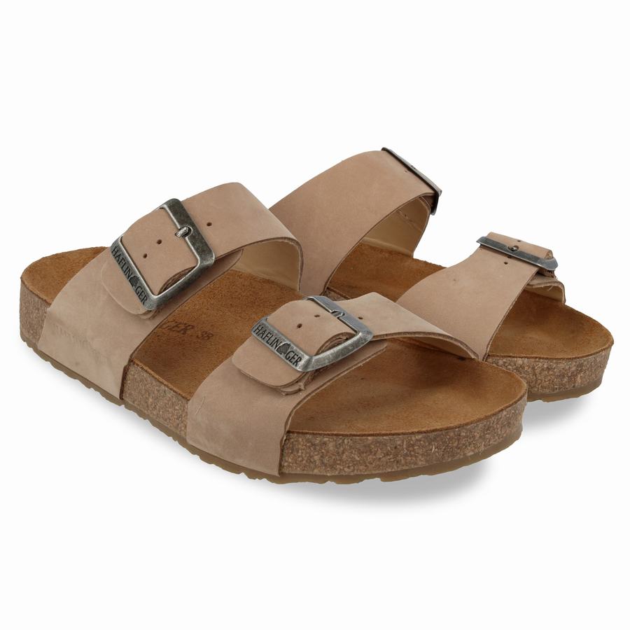 Haflinger Andrea Sandalen Damen Hellbraun | WJY4841CO