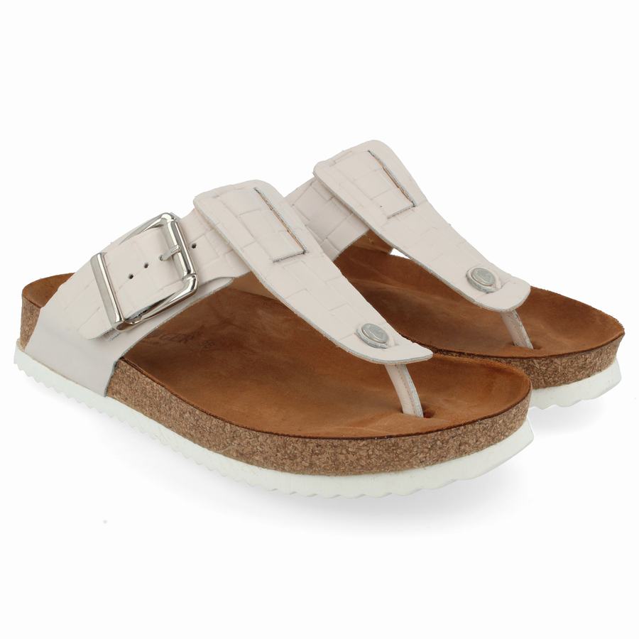 Haflinger Cora Sandalen Damen Weiß | GVO1215UQ