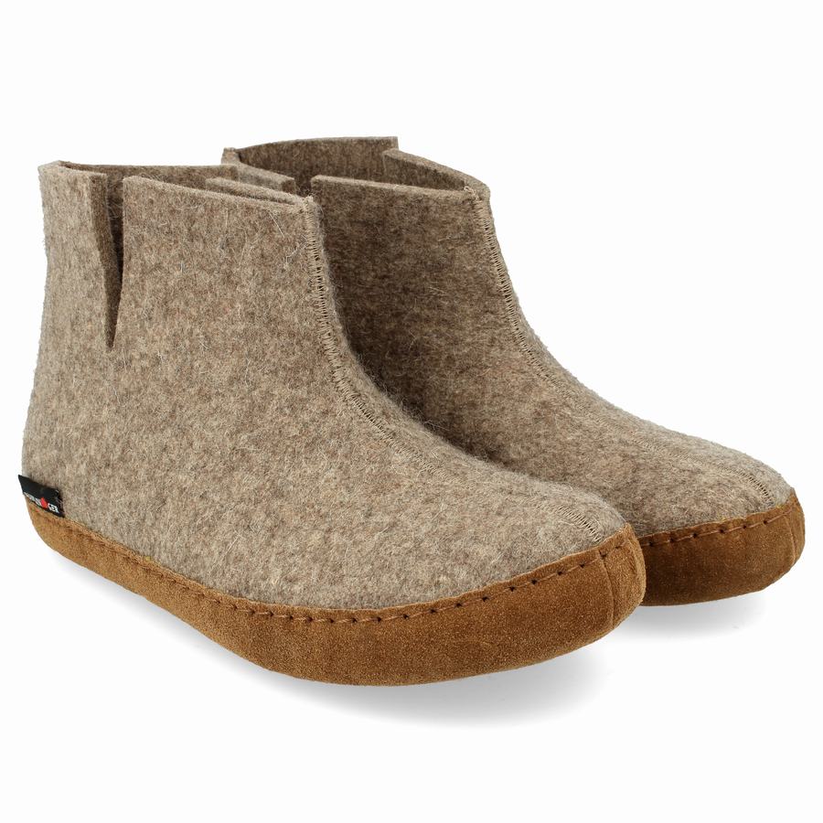 Haflinger Emils Stiefel Damen Beige | GKB6735RO