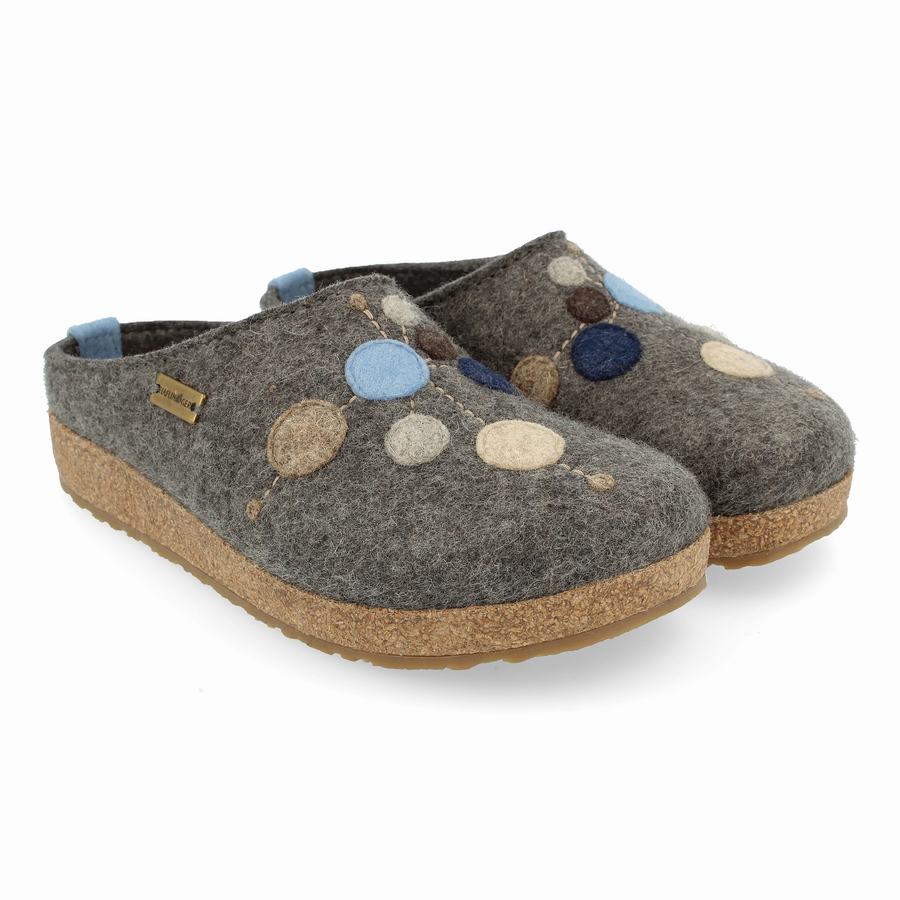 Haflinger Faible Clogs Herren Grau | SAE4637XD