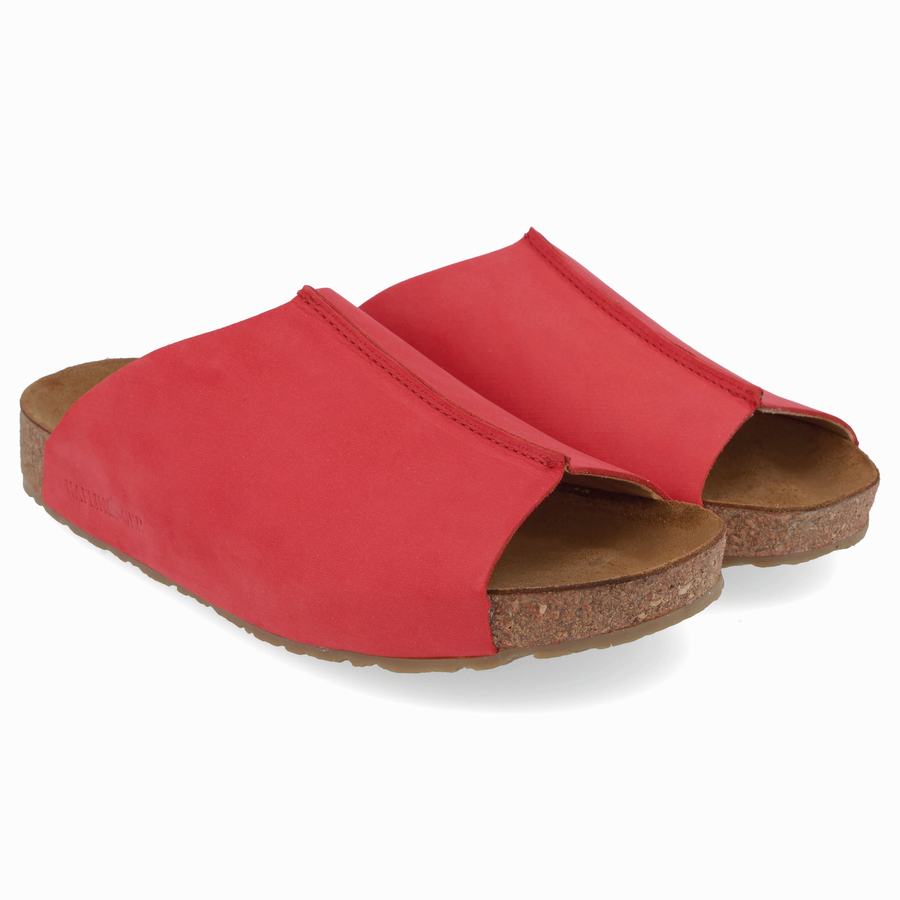 Haflinger Fortuna Sandalen Damen Rot | MJH739LD