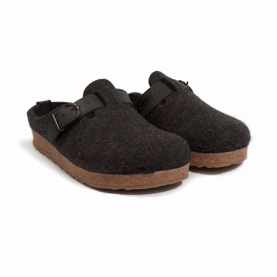 Haflinger Gzb Clogs Damen Dunkelgrau | ARH5860IH