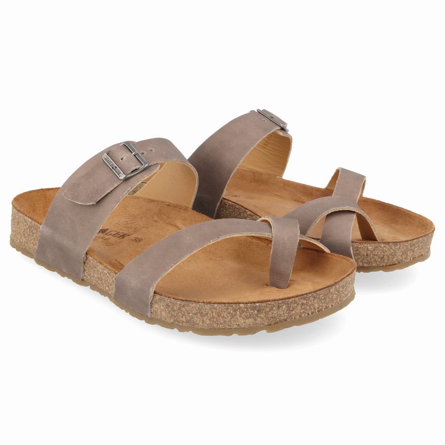 Haflinger Juno Sandalen Damen Hellbraun | OBZ9022ZQ