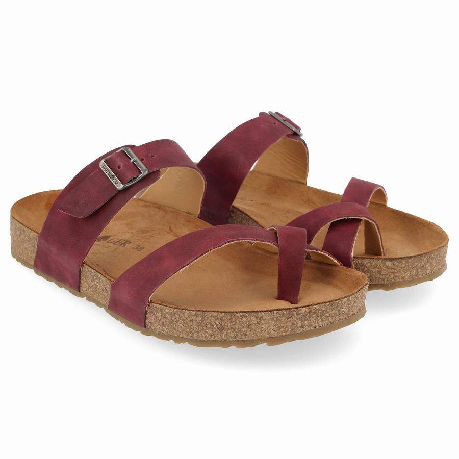 Haflinger Juno Sandalen Damen Lila | WUT1469PN