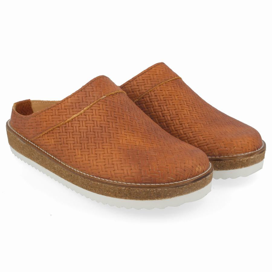 Haflinger Neo Clogs Damen Orange | MGU6542BK