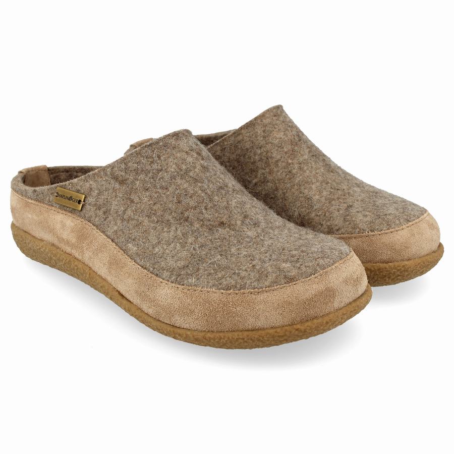 Haflinger Skane Clogs Damen Beige | XLL2786OA