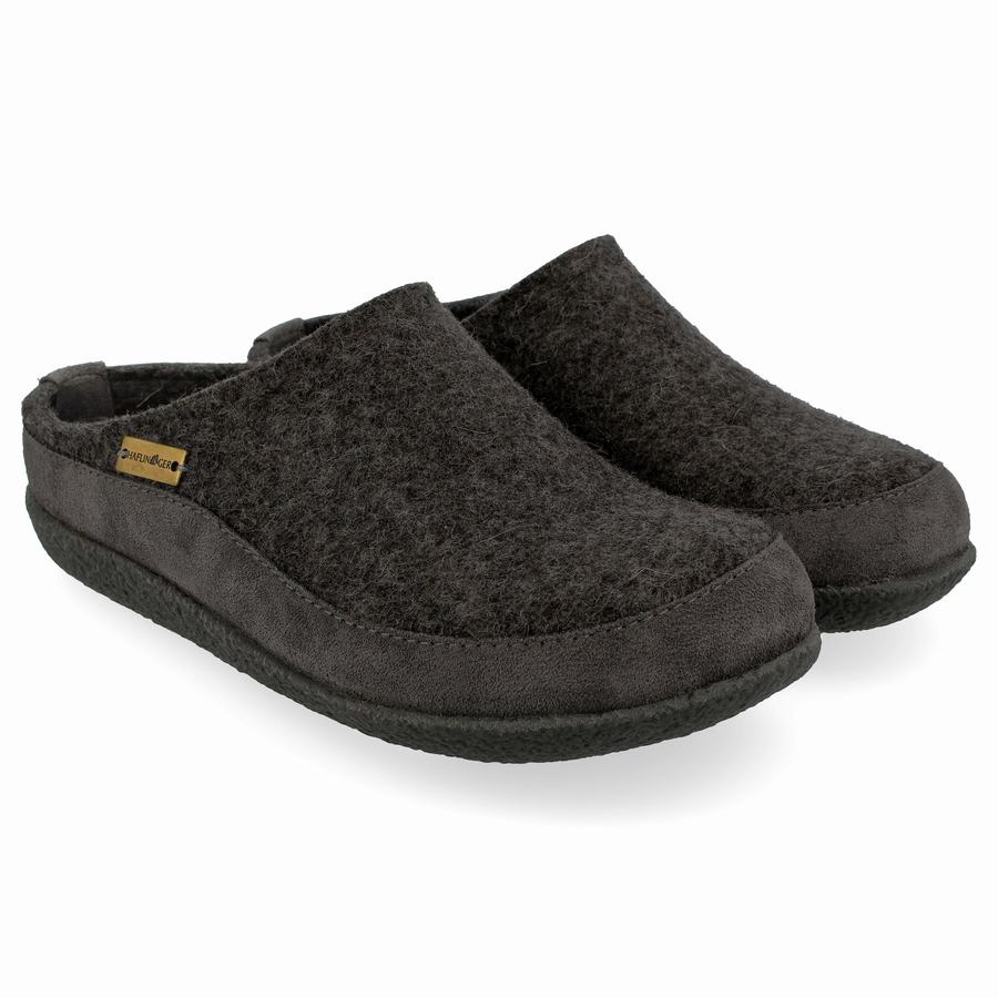 Haflinger Skane Clogs Damen Dunkelgrau | ZLM5824WC