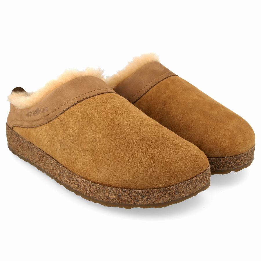 Haflinger Snowbird Clogs Damen Braun | TLU8770RF