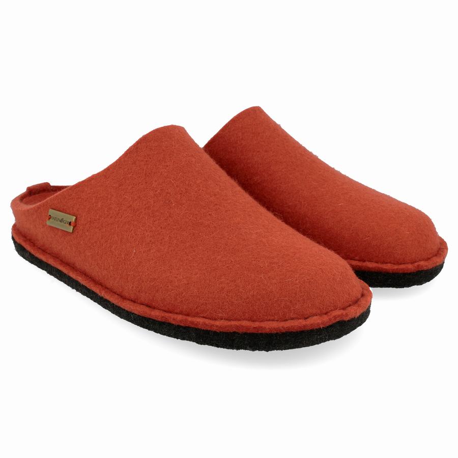 Haflinger Soft Novelty Hausschuhe Damen Orange | ENN449CY